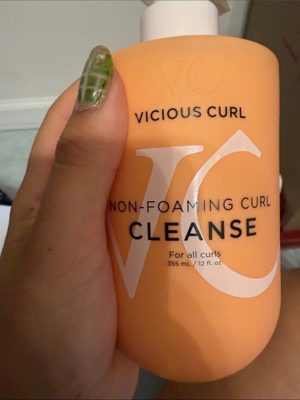 Non-Foaming Curl Cleanse Shampoo - Peach